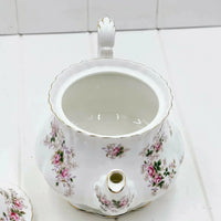 Royal Albert Vintage Lavender Rose Large Teapot - Exquisite Homewares 