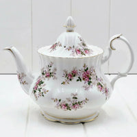 Royal Albert Vintage Lavender Rose Large Teapot - Exquisite Homewares 