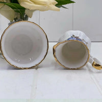 Royal Albert Vintage Moonlight Rose Small Sugar and Creamer Set - Exquisite Homewares 