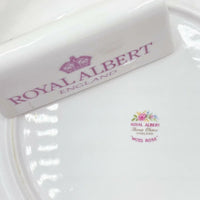 Royal Albert Vintage Moss Rose Medium Tabbed Cake Plate - Exquisite Homewares 
