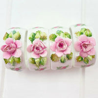 Royal Albert Vintage Moss Rose Set of 4 Napkin Rings - Exquisite Homewares 