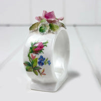 Royal Albert Vintage Moss Rose Set of 4 Napkin Rings - Exquisite Homewares 