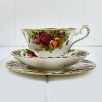 Royal Albert Vintage Old Country Roses Avon Shape Trio - Exquisite Homewares 