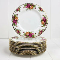 Royal Albert Vintage Old Country Roses Entree Plate - Exquisite Homewares 