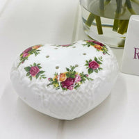 Royal Albert Vintage Old Country Roses Heart Pomander - Exquisite Homewares 