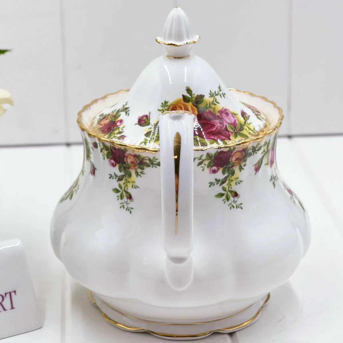 Royal Albert Vintage Old Country Roses Large Teapot - Exquisite Homewares 