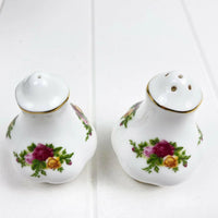 Royal Albert Vintage Old Country Roses Montrose Salt and Pepper Shakers - Exquisite Homewares 