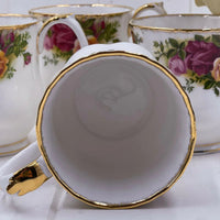 Royal Albert Vintage Old Country Roses Mugs (set 4) - Exquisite Homewares 
