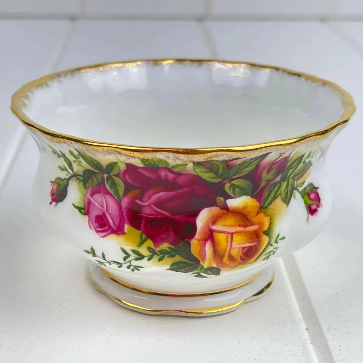 Royal Albert Vintage Old Country Roses Sugar Bowl - Exquisite Homewares 