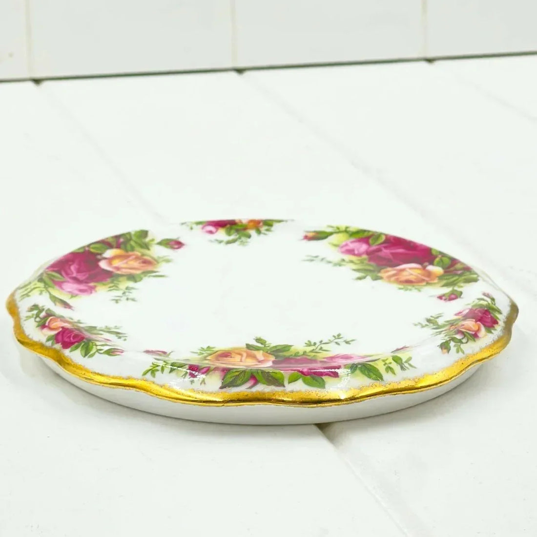 Royal Albert Vintage Old Country Roses Trivet / Pot Stand - Exquisite Homewares 