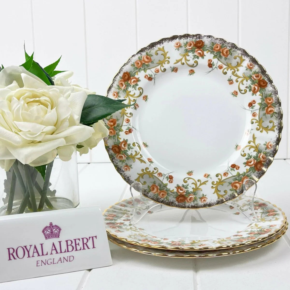 Royal Albert Vintage Sheraton Series Belinda Entree Plate - Exquisite Homewares 