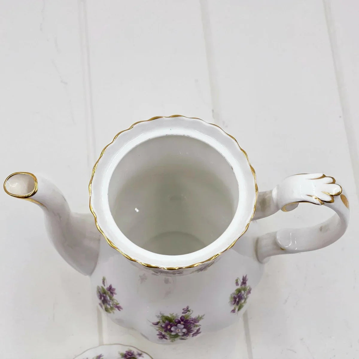 Royal Albert Vintage Sweet Violets Medium Coffee Pot - Exquisite Homewares 