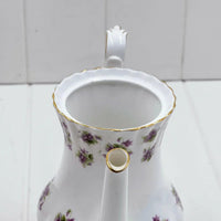 Royal Albert Vintage Sweet Violets Medium Coffee Pot - Exquisite Homewares 