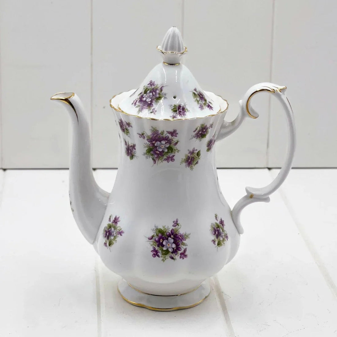 Royal Albert Vintage Sweet Violets Medium Coffee Pot - Exquisite Homewares 