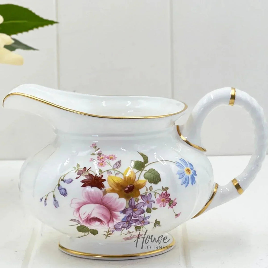 Royal Crown Derby Derby Posies Gravy Boat - Exquisite Homewares 