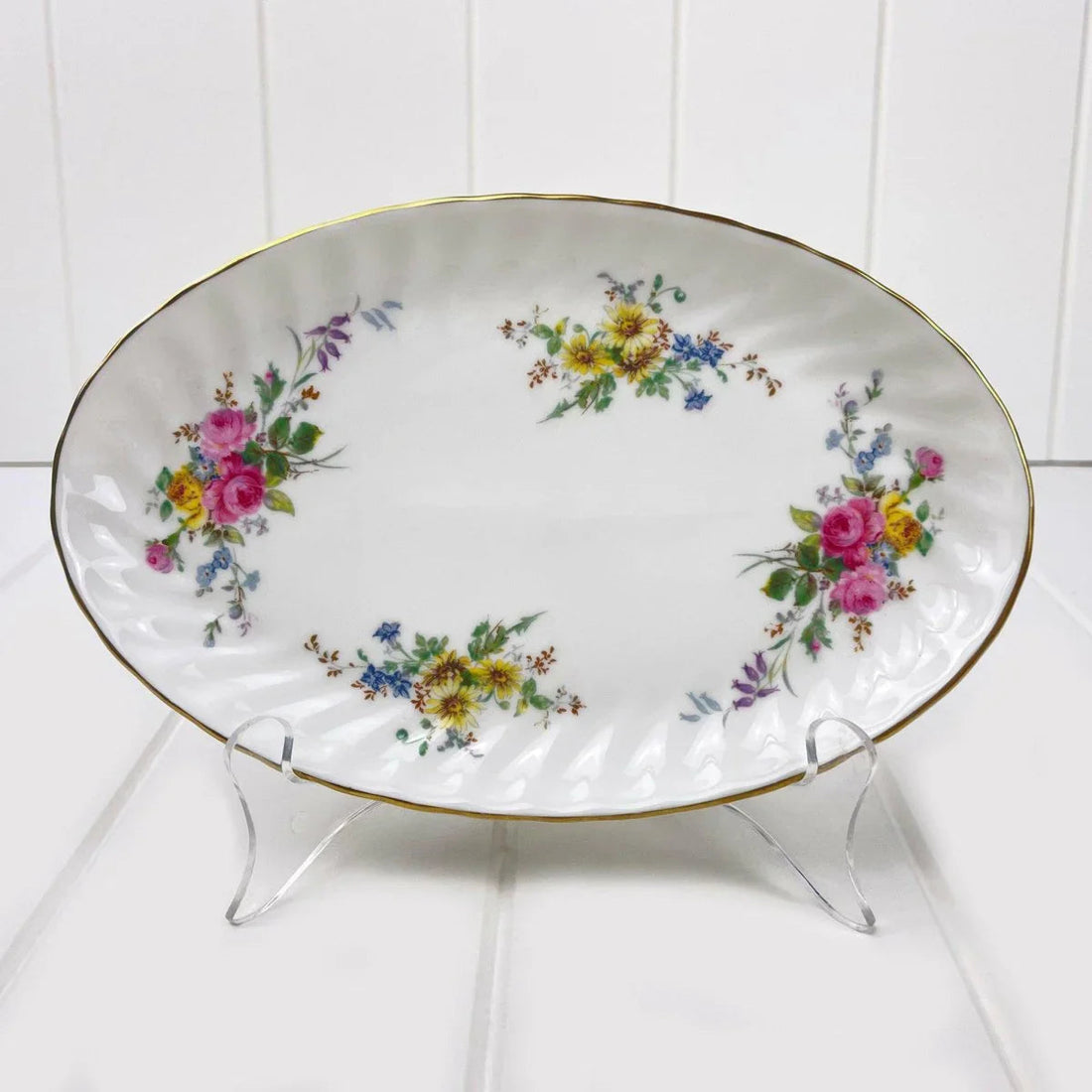 Royal Doulton Arcadia H.4802 Cake / Biscuit Tray - Exquisite Homewares 