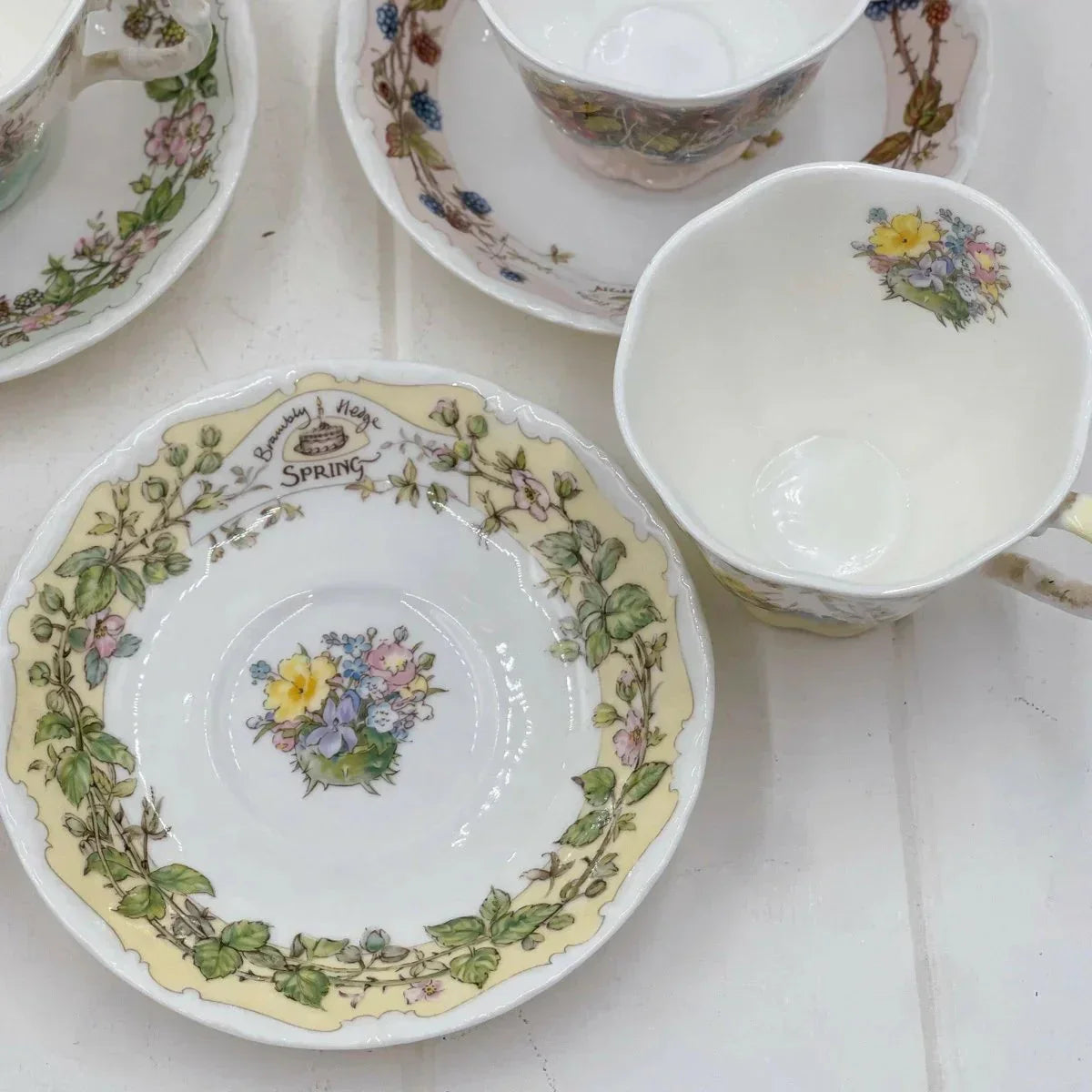 Royal Doulton Brambly Hedge Seasons Duo - Spring - Exquisite Homewares 