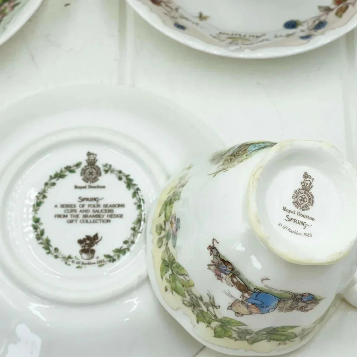 Royal Doulton Brambly Hedge Seasons Duo - Spring - Exquisite Homewares 