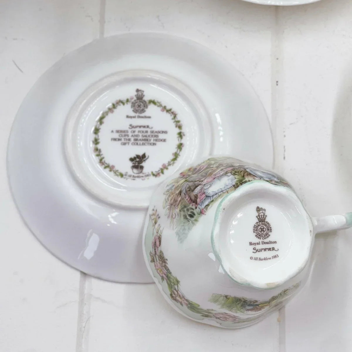 Royal Doulton Brambly Hedge Seasons Duo - Summer - Exquisite Homewares 
