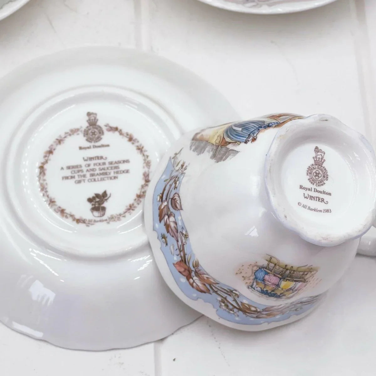 Royal Doulton Brambly Hedge Seasons Duo - Winter - Exquisite Homewares 