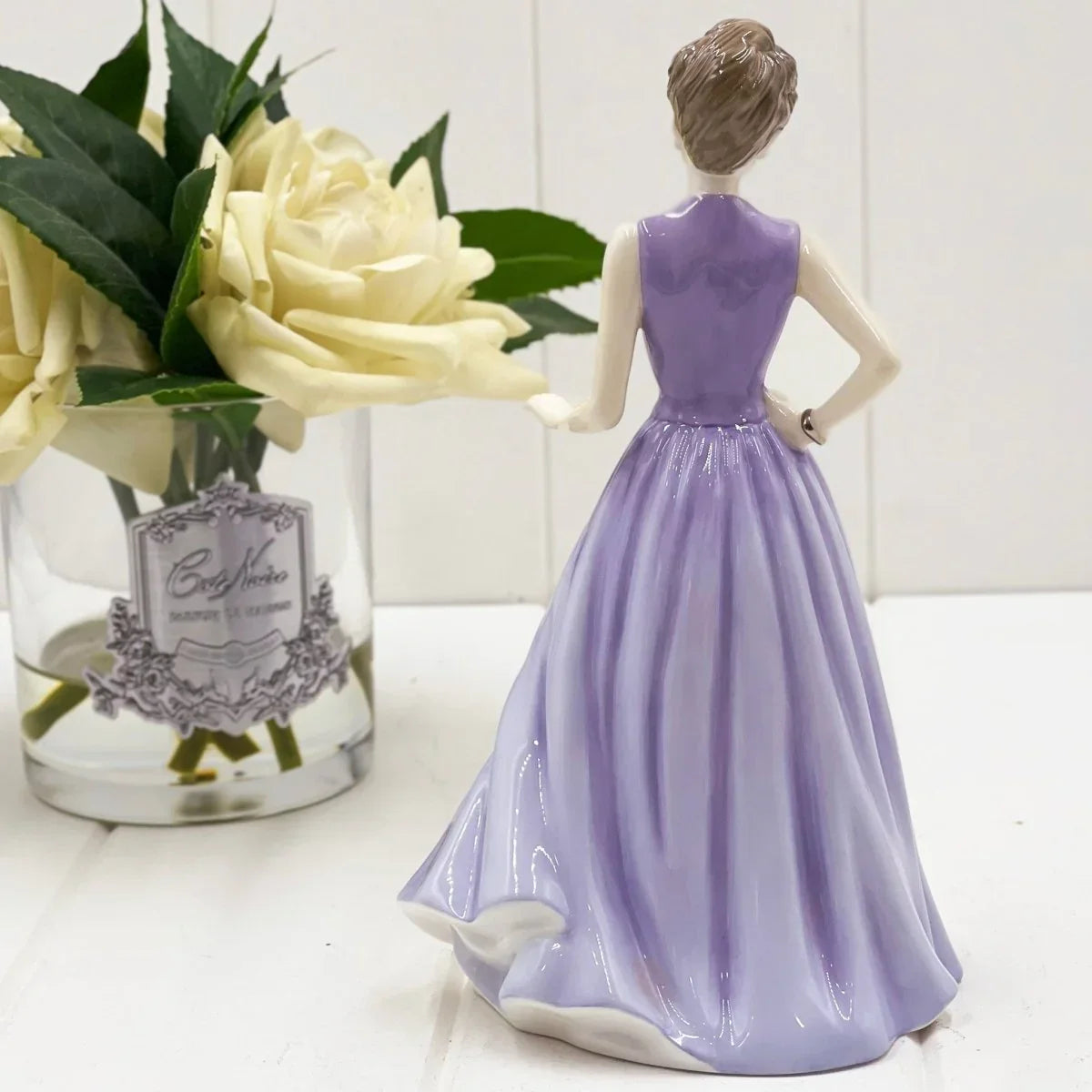 Royal Doulton Pretty Ladies Pearl HN4733 - 22cm High - Exquisite Homewares 