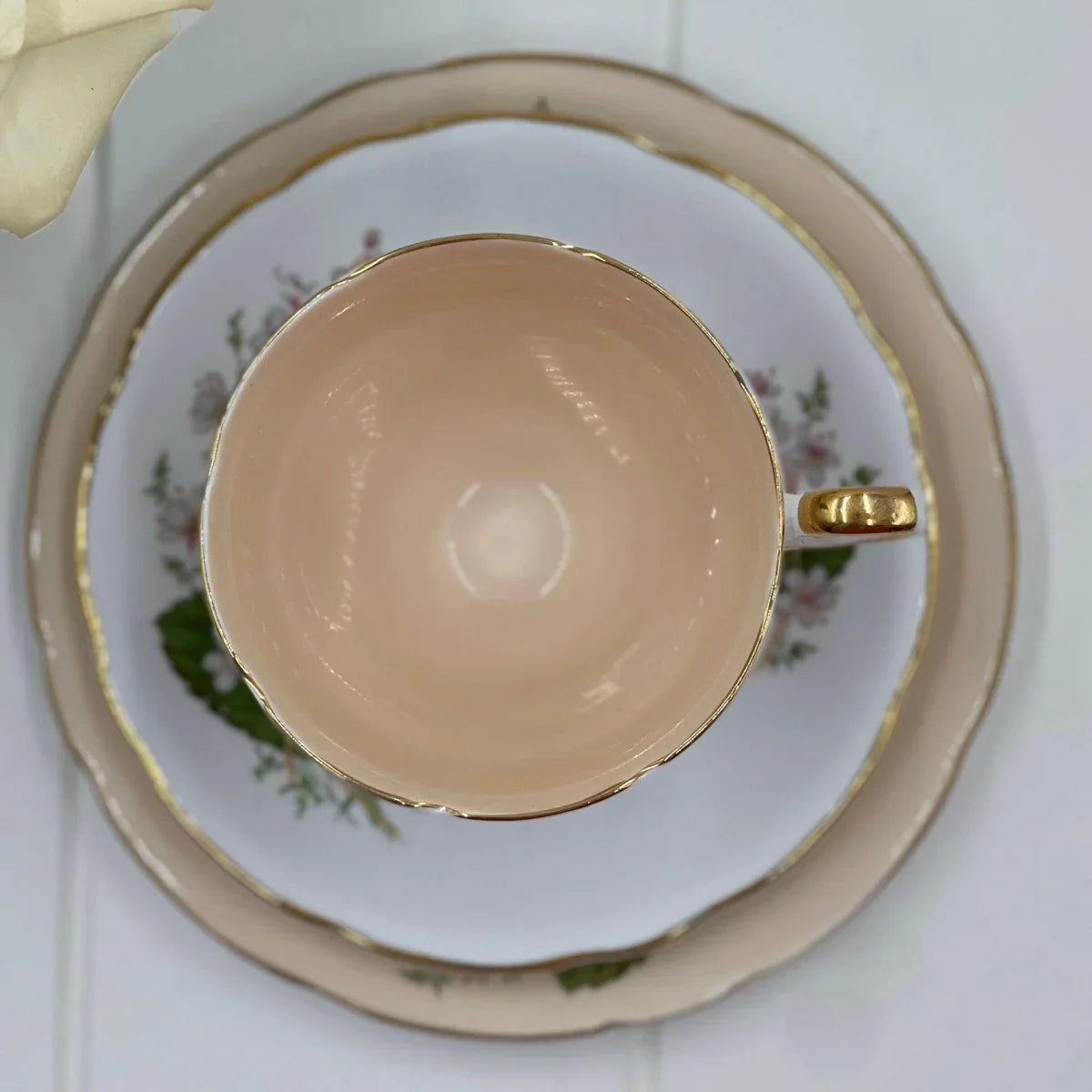 Royal Stafford Vintage London Pride Peach Colourway Trio - Exquisite Homewares 