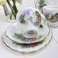 Royal Vale Vintage Country Cottage Trios x 2 - Exquisite Homewares 