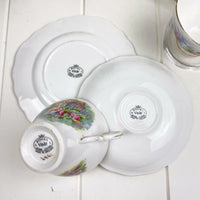 Royal Vale Vintage Country Cottage Trios x 2 - Exquisite Homewares 
