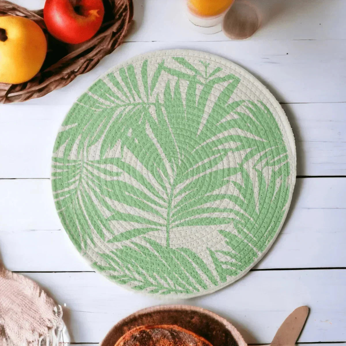 Sage Leaf Placemat - House Journey
