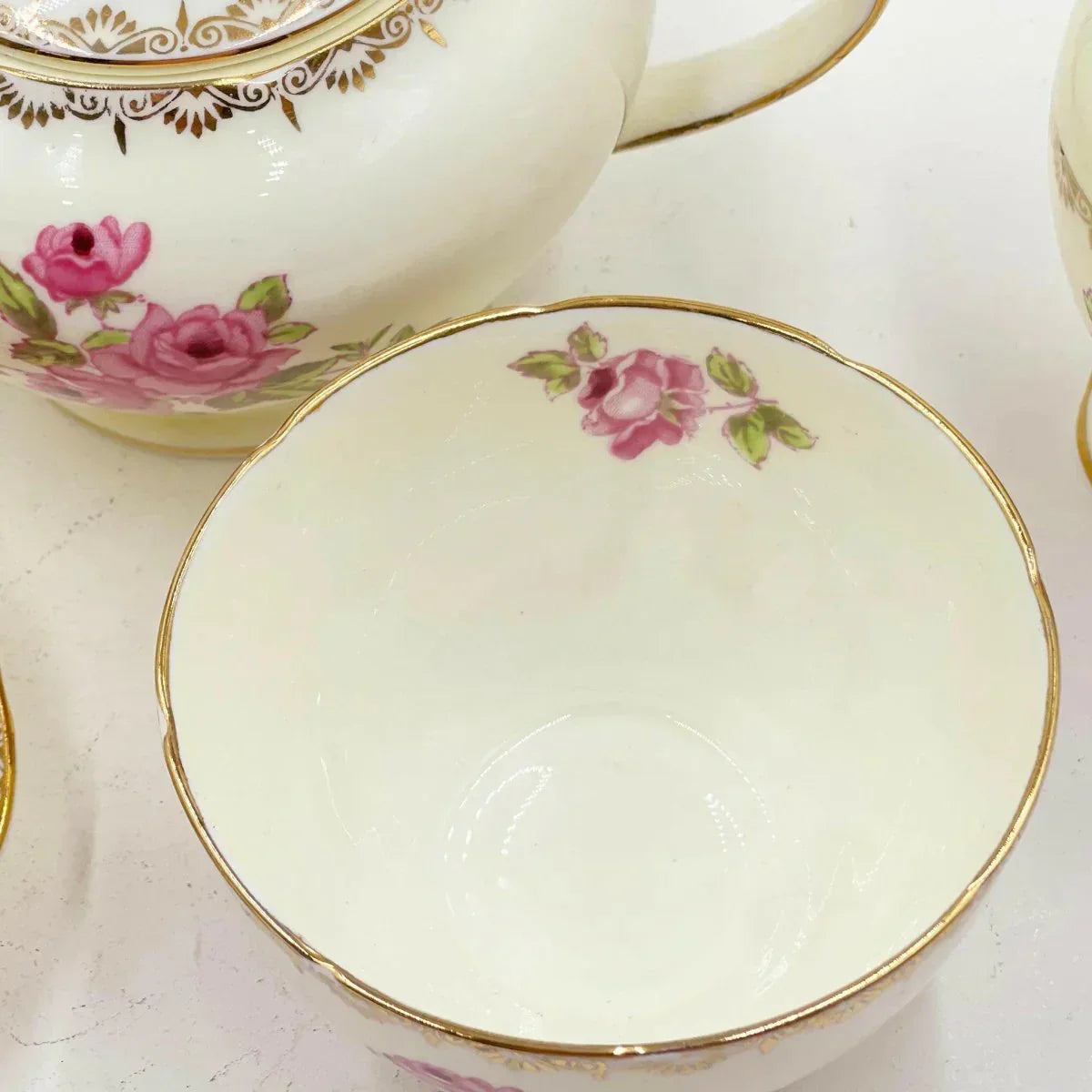 Salisbury Dijon Teapot, Sugar and Creamer - Exquisite Homewares 