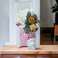 Santa Planter Pink - Exquisite Homewares 