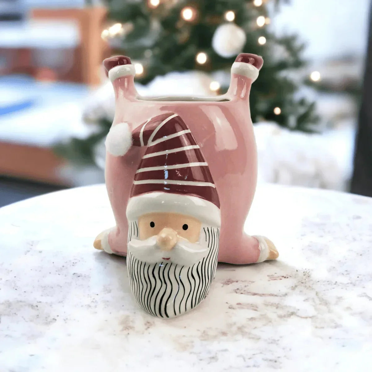 Santa Planter Pink - Exquisite Homewares 