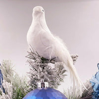 Sante White Clip on Bird (Set of 6) - Exquisite Homewares 