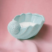 Seafoam Shell Candle - Exquisite Homewares 