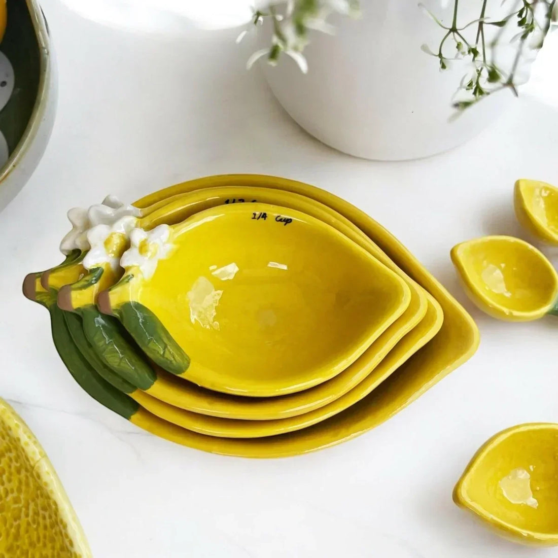 Set of 4 Limone Measuring Cups