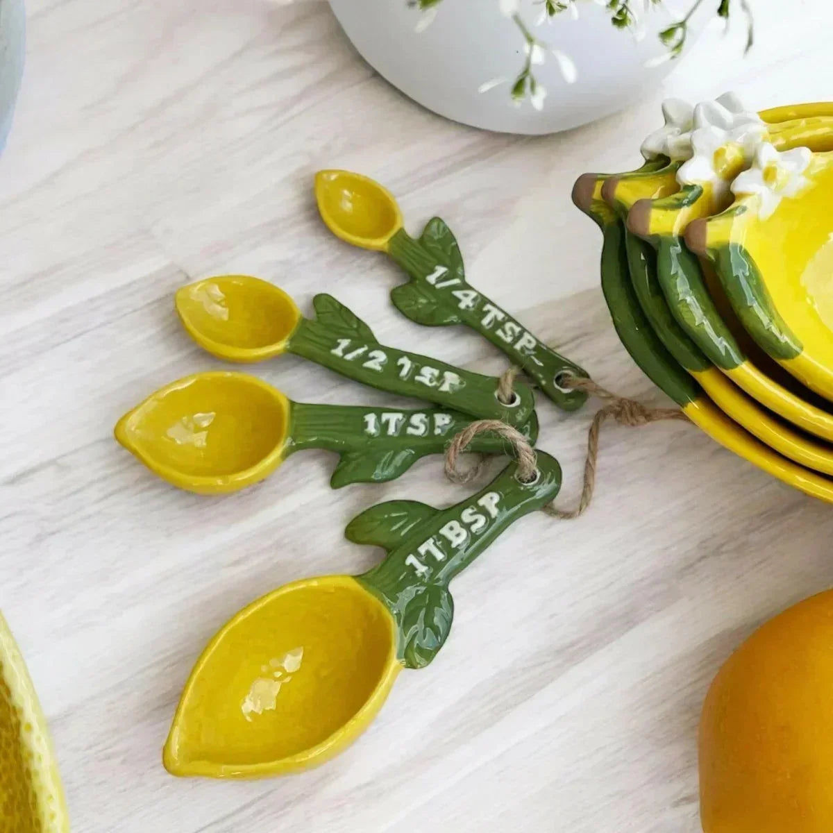 Set of 4 Limone Measuring Spoons - House Journey
