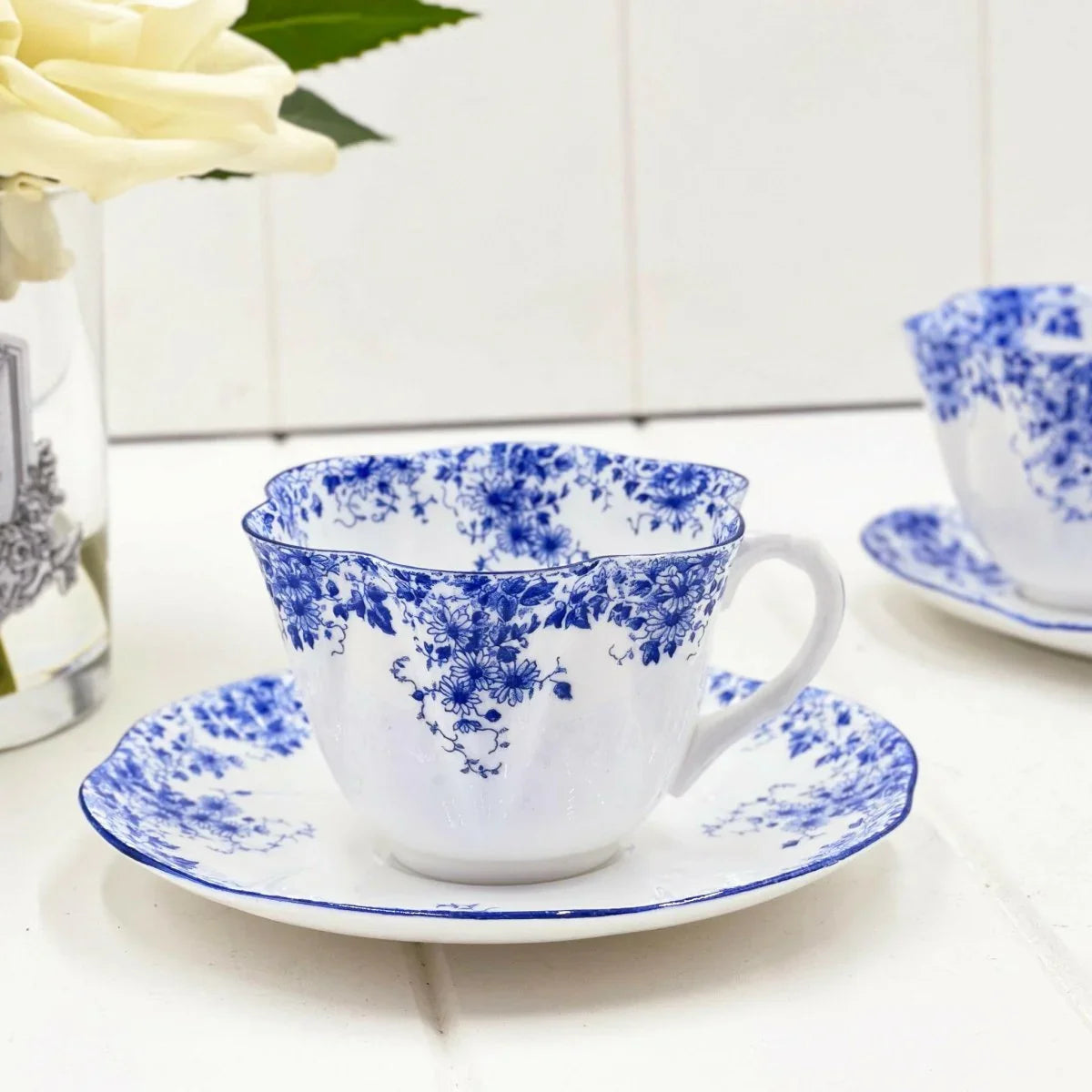 Shelley Dainty Blue Duo - Exquisite Homewares 
