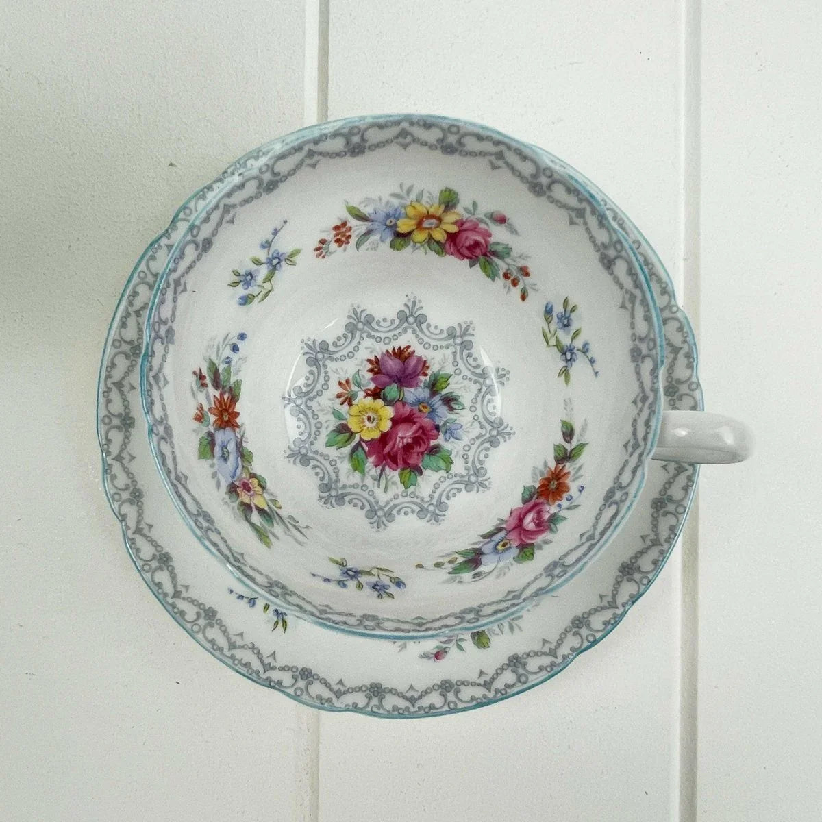 Shelley Vintage Crochet 13303 Trio - Exquisite Homewares 