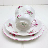 Shelley Vintage Rose Spray Trio - Exquisite Homewares 