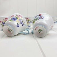 Shelley Vintage Wild Flowers 13668 Demitasse (Coffee) Cups x 3 - Exquisite Homewares 