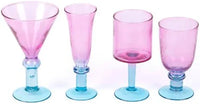 Dahlia Martini Glass Set of 4