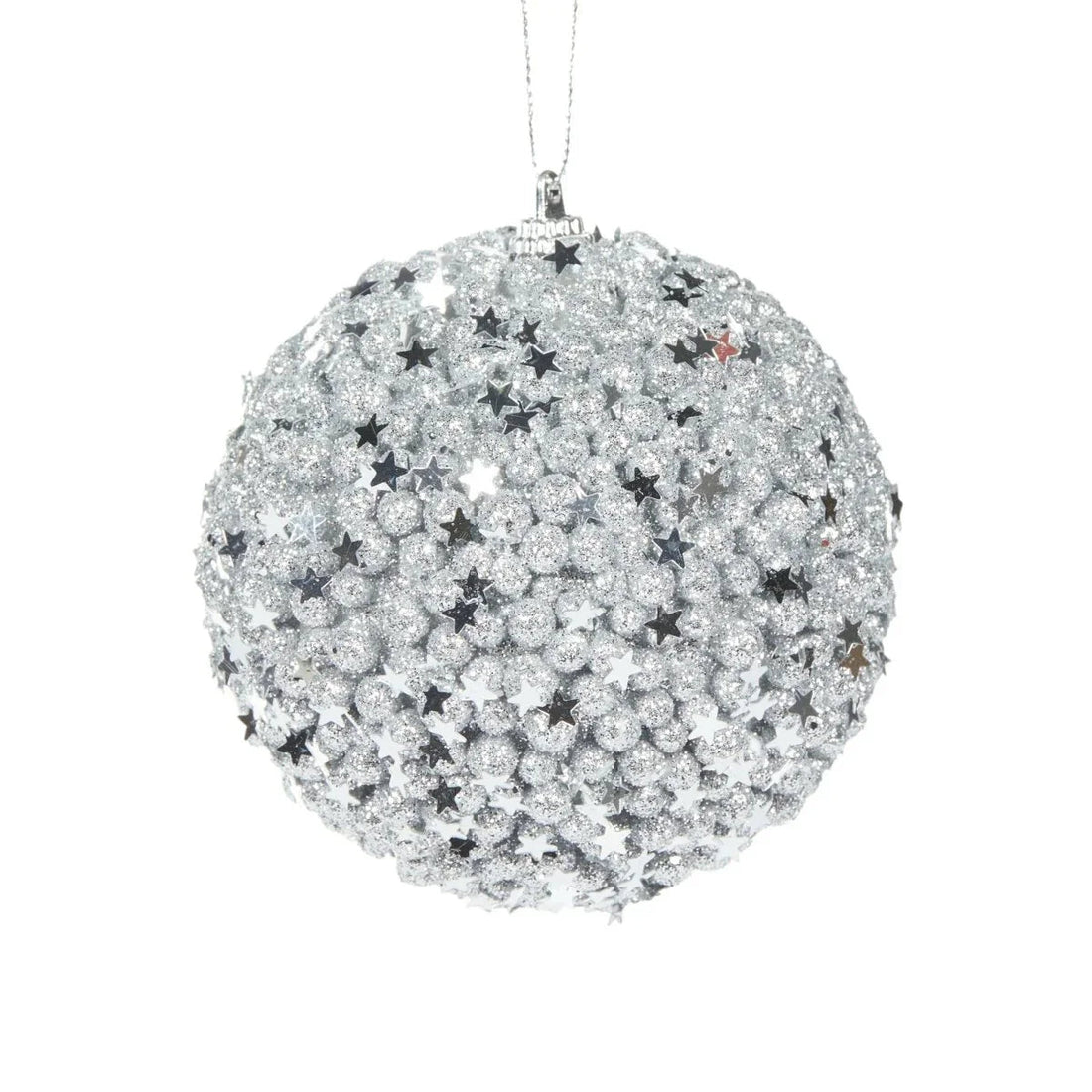 Silver Stars Bauble - Exquisite Homewares 