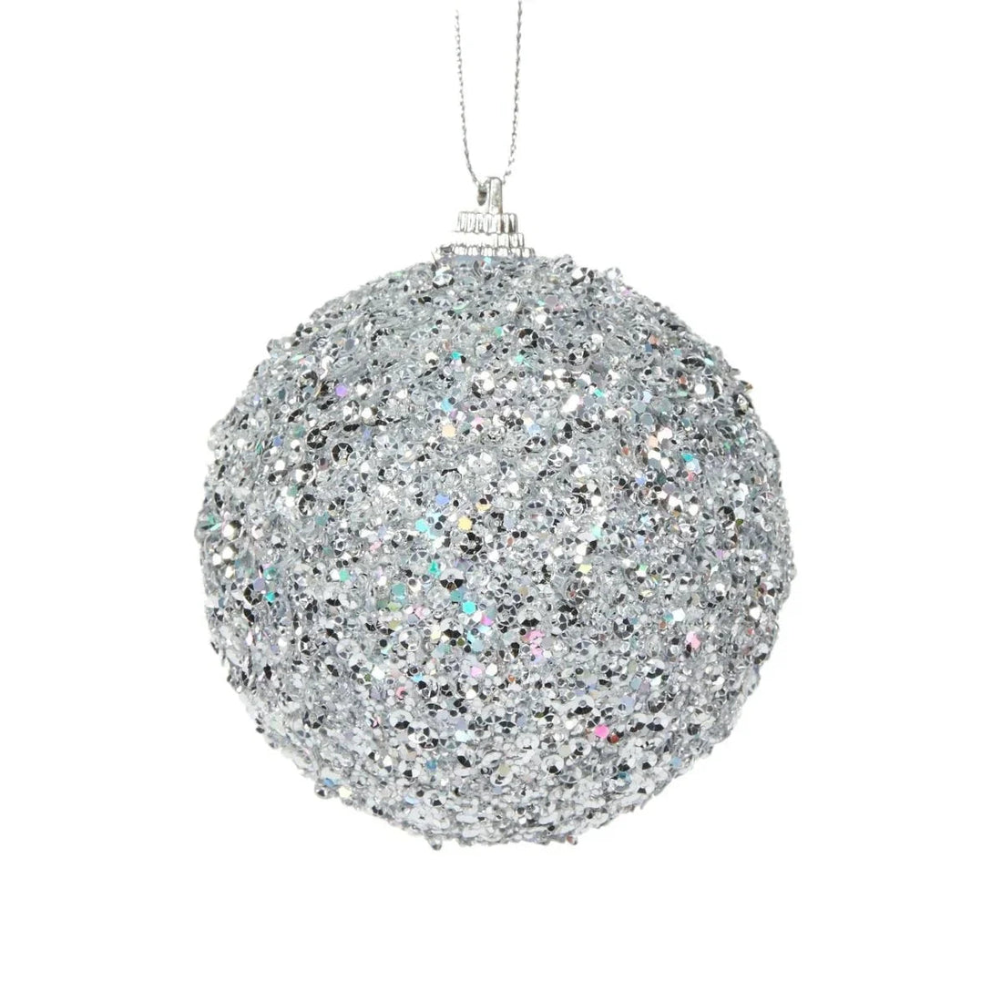 Silver Sugar Bauble - Exquisite Homewares 