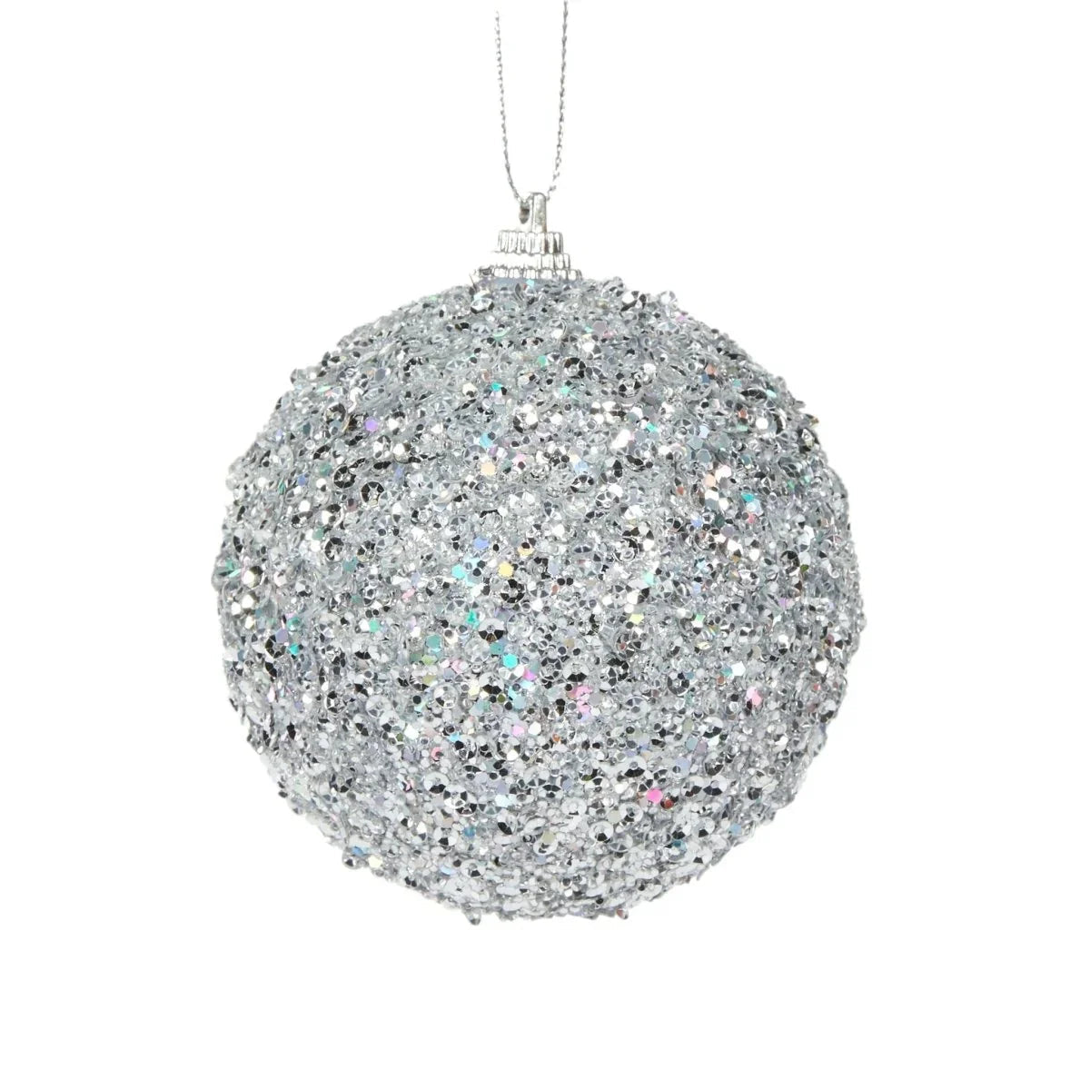Silver Sugar Bauble - Exquisite Homewares 