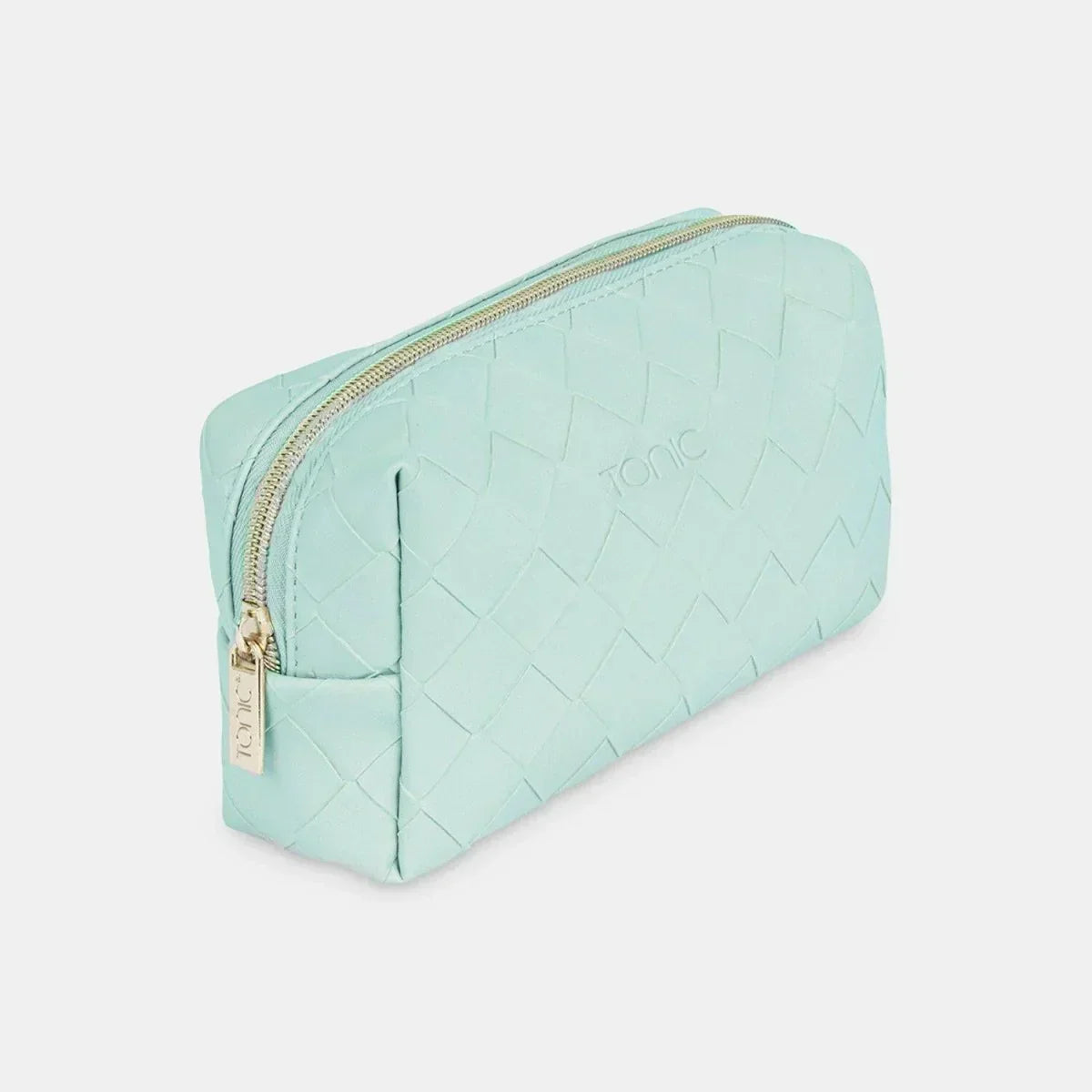 Small Beauty Bag - Woven Teal - House Journey
