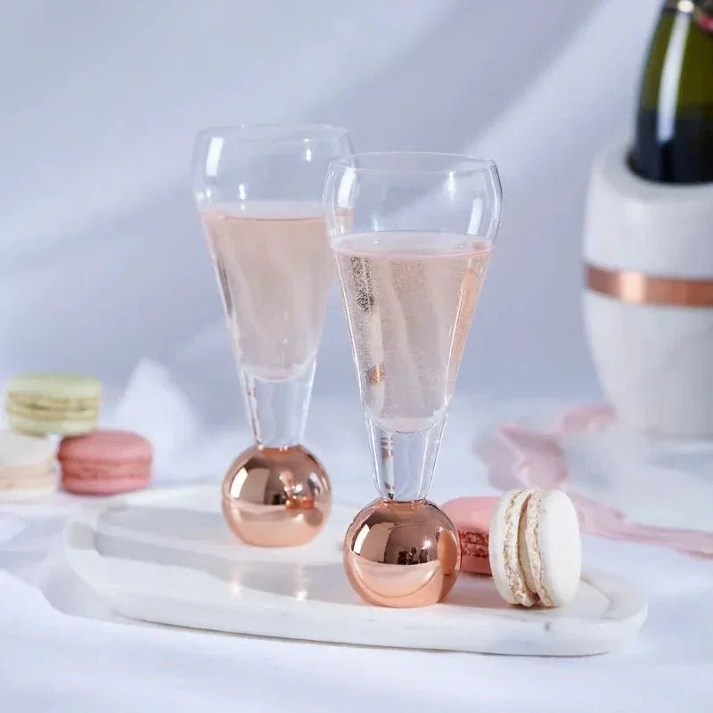 Stemless Champagne Glasses - Exquisite Homewares 
