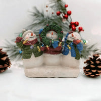 Three Snowmen with Lights - Exquisite Homewares 