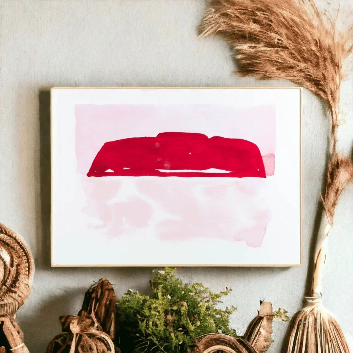 Uluru Pink Sunset Wall Art - House Journey