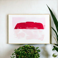 Uluru Pink Sunset Wall Art - House Journey