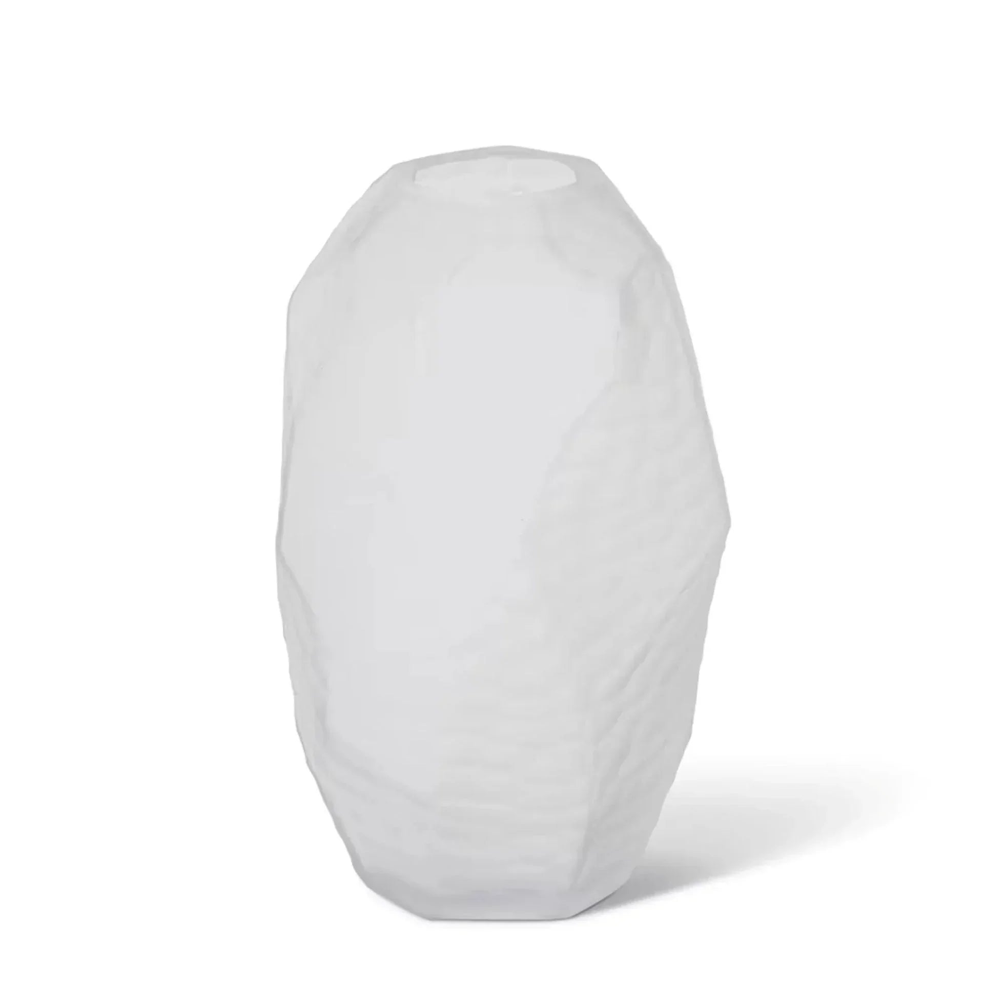 Rufus Vase Frosted White 27cm